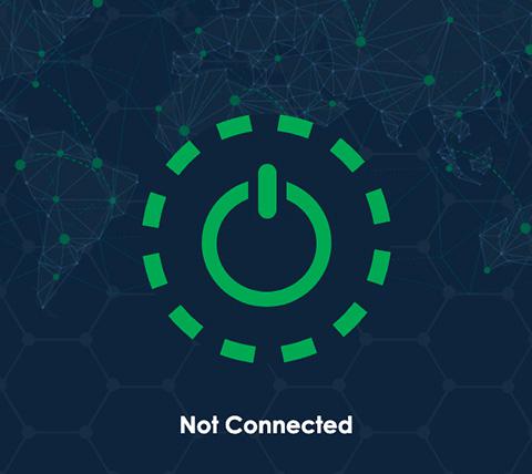 Astrill China VPN connect step 1, tap on button to connect to VPN